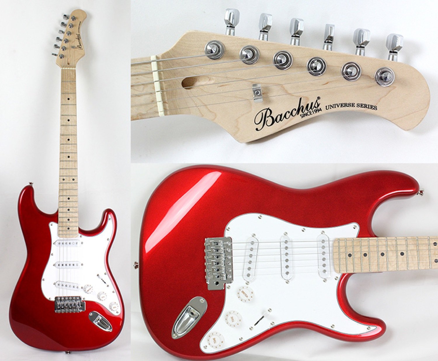 Amazon.co.jp: Bacchus バッカス エレキギター BST-1M CAR : Musical